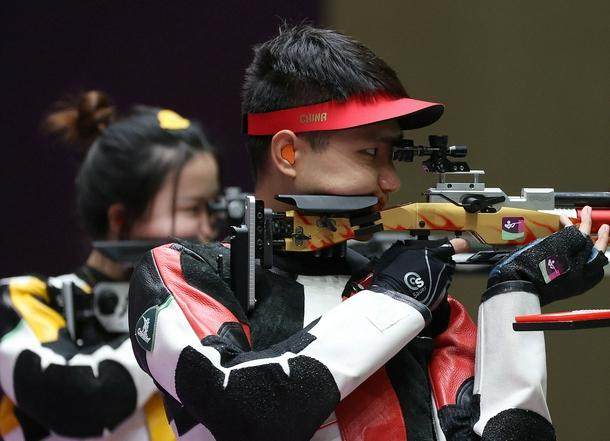 星空体育-顶住重压后程发力 杨倩杨皓然力挫美国组合再添金